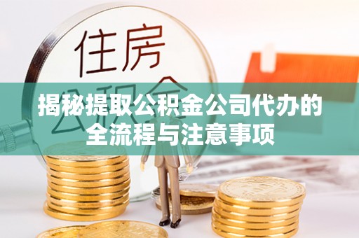 平桂揭秘提取公积金公司代办的全流程与注意事项