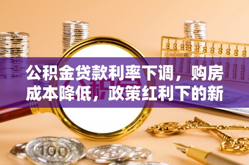 银海公积金贷款利率下调，购房成本降低，政策红利下的新机遇