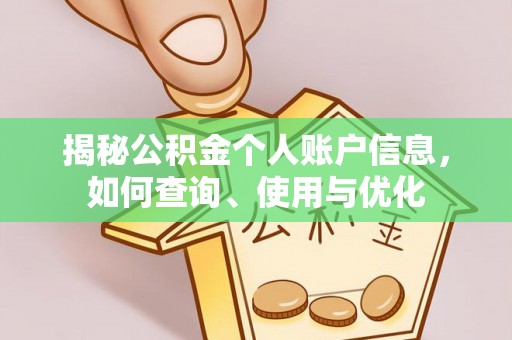 桐庐揭秘公积金个人账户信息，如何查询、使用与优化