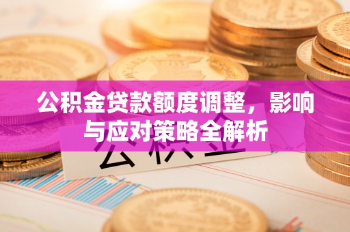 瑞金公积金贷款额度调整，影响与应对策略全解析