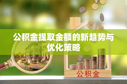 晋安公积金提取金额的新趋势与优化策略