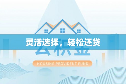 田寮灵活选择，轻松还贷