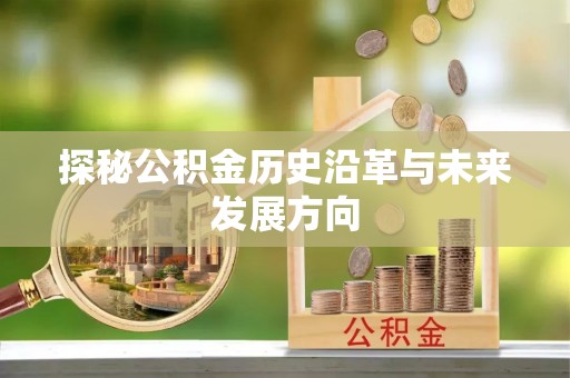 服务探秘公积金历史沿革与未来发展方向