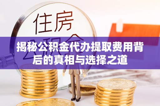 支付揭秘公积金代办提取费用背后的真相与选择之道