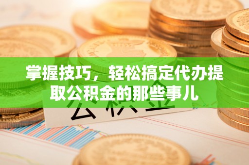 淅川掌握技巧，轻松搞定代办提取公积金的那些事儿